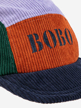 画像をギャラリービューアに読み込む, Bobo Color Block corduroy cap / ボボショーズ キッズキャップ 子供用帽子 耳当て付き
