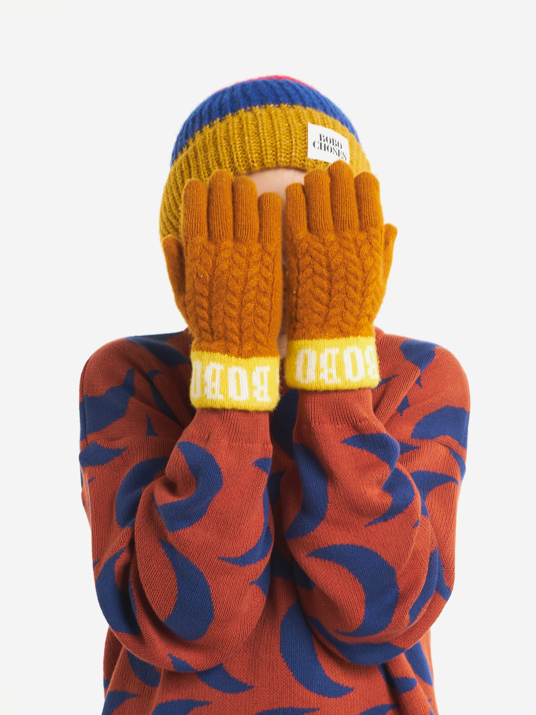 Bobo knitted gloves / ボボショーズ キッズグローブ 子供用手袋