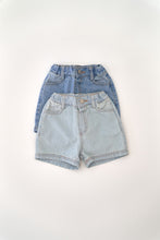 画像をギャラリービューアに読み込む, vintage like denim short pants / ヴィンテージライクデニムショートパンツ
