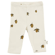 NEW BORN PANTS LEMON / コンゲススロイド  オーガニックコットン100% 新生児 レギンス レモン