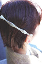 画像をギャラリービューアに読み込む, Hand made marble hair barrette / ハンドメイドマーブルヘアバレッタ ヘアピン ヘアクリップ 2色
