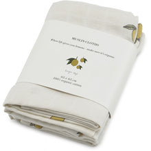 画像をギャラリービューアに読み込む, 3SET MUSLIN CLOTHS / コンゲススロイド ベビー モスリン クロス3枚組 赤ちゃん
