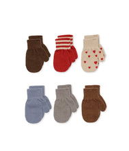 画像をギャラリービューアに読み込む, 3set FILLA MITTENS / コンゲススロイド 3色セット ベビーミトン 赤ちゃん手袋
